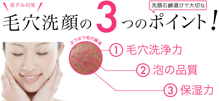 毛穴洗顔石鹸