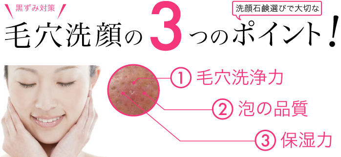 毛穴洗顔石鹸