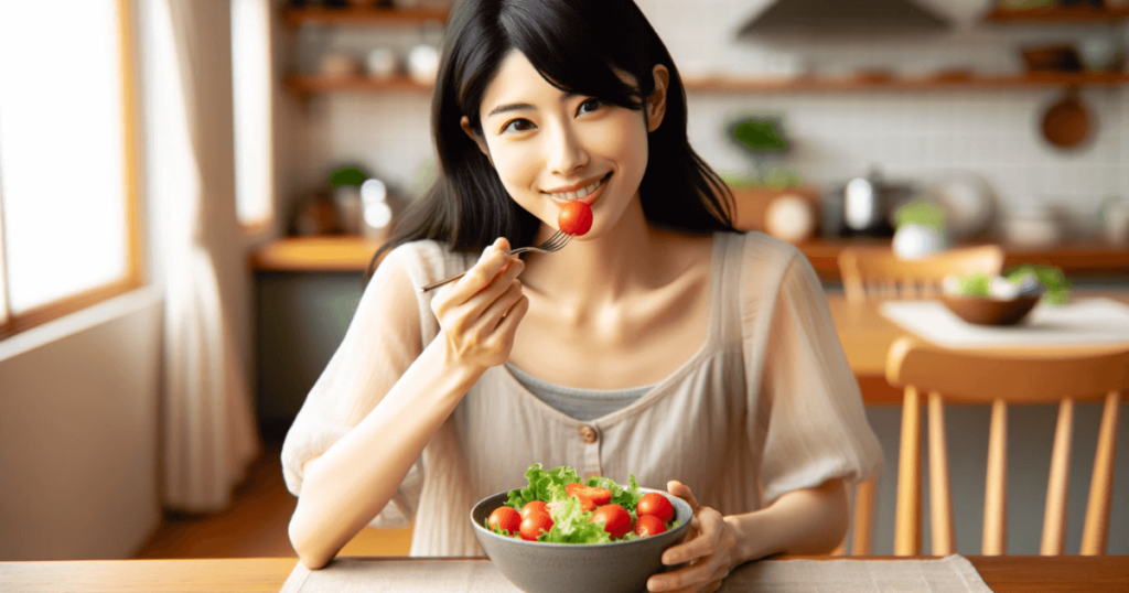 あーちゃん鬼ダイエット②：トマトを中心とした食事