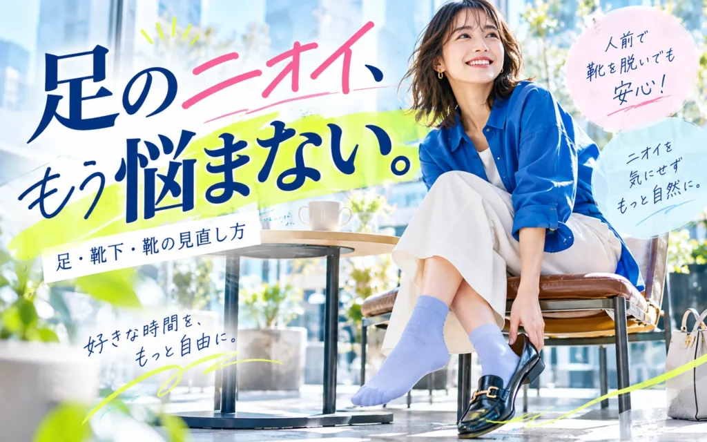 足の臭いを消す方法｜今すぐできる対策と洗っても臭う原因