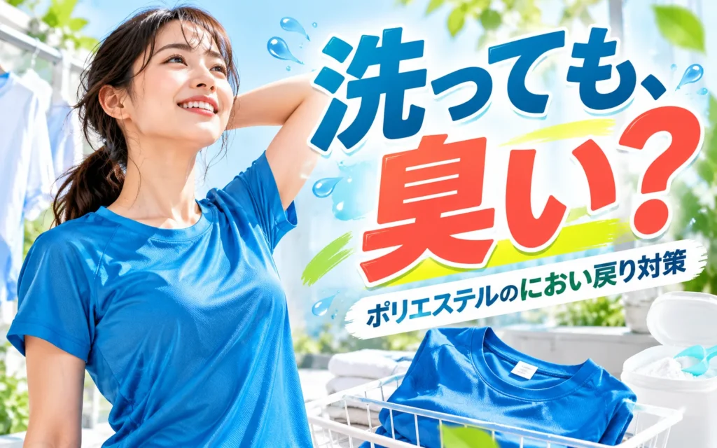 洗っても臭いポリエステルの服は復活する？におい戻りを防ぐ洗濯方法