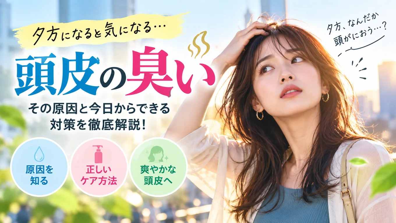 シャンプーと頭皮ケアを見直すきっかけになるビジュアル