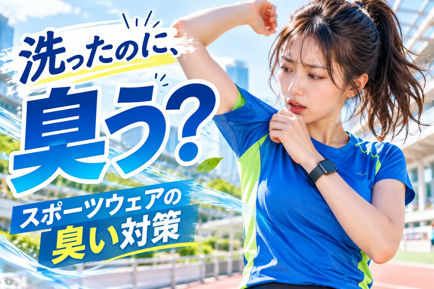 スポーツウェアの臭いが取れない!洗っても復活するニオイ原因と落とし方